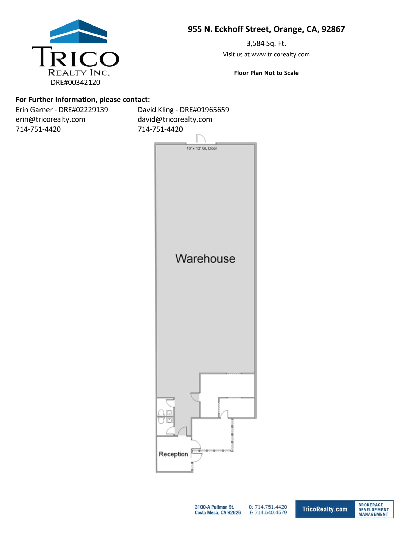 955-969 N Eckhoff St, Orange, CA for lease Floor Plan- Image 1 of 1