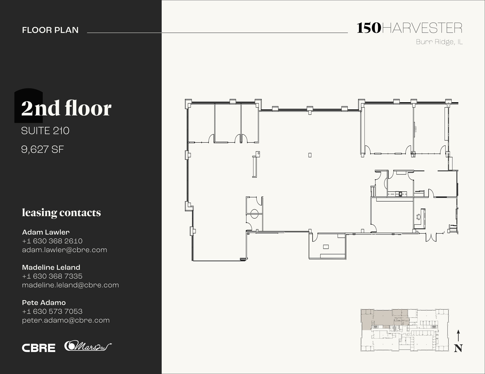 150 Harvester Dr, Burr Ridge, IL for lease Floor Plan- Image 1 of 7