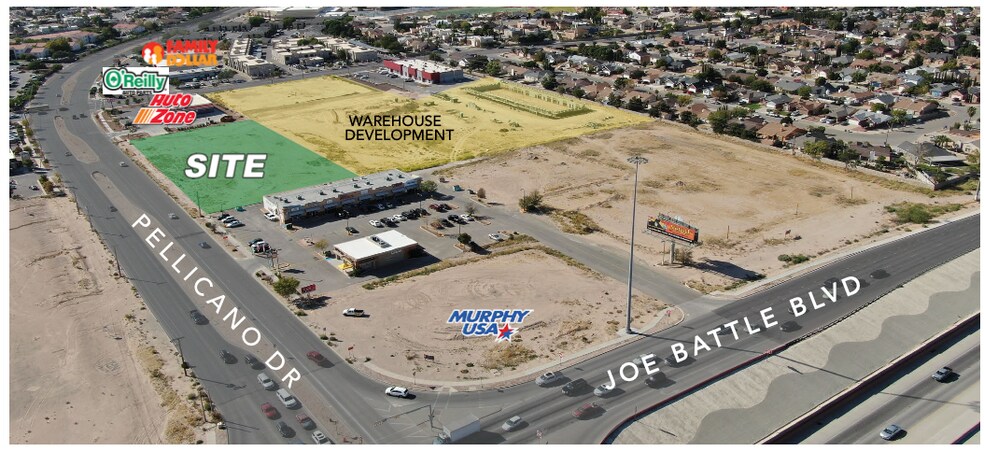 12285 Pellicano Dr, El Paso, TX à vendre - Photo du bâtiment - Image 2 de 4