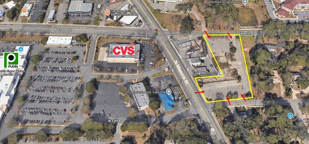 1701 N Monroe St, Tallahassee, FL à vendre - Photo du bâtiment - Image 2 de 3