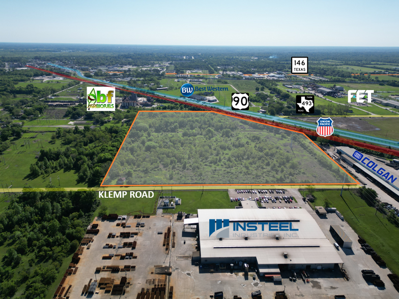 Klemp Rd & & Hwy 90, Dayton, TX for sale - Aerial - Image 2 of 4