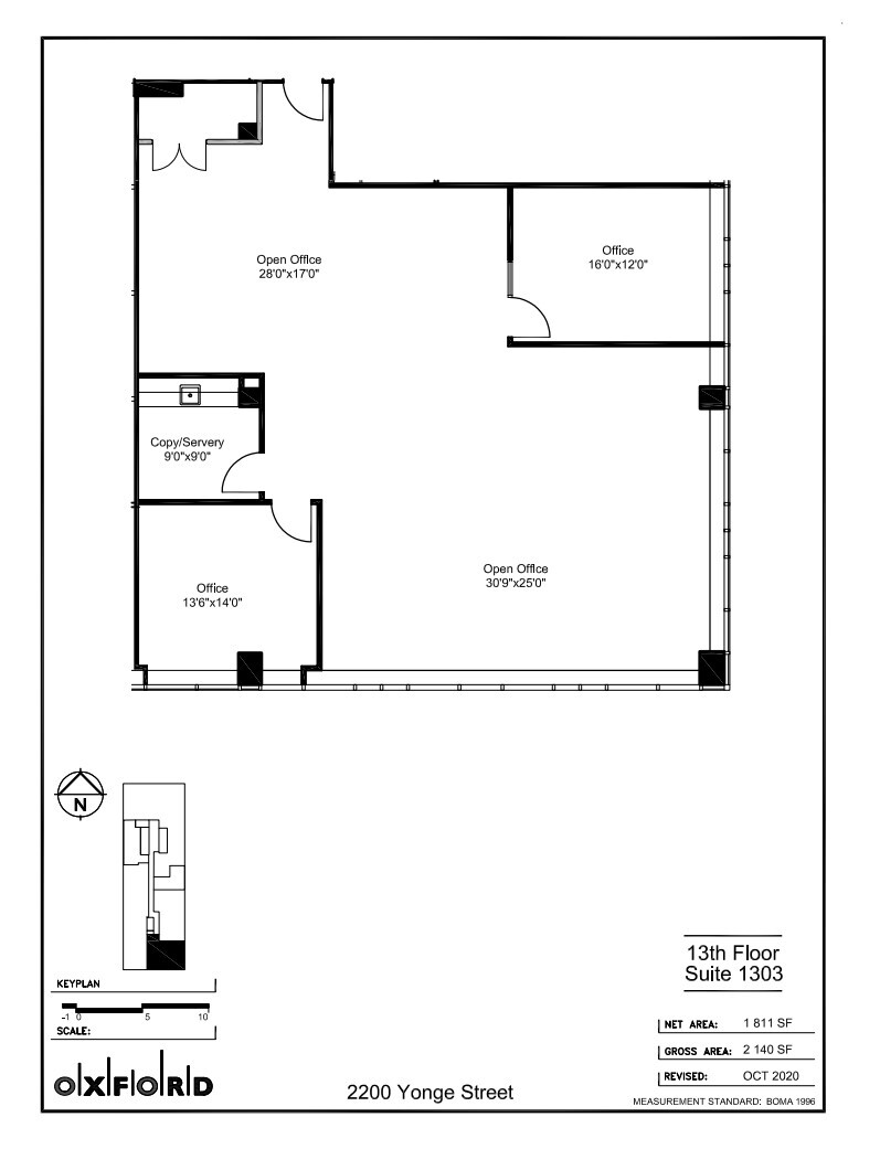 2200 Yonge St, Toronto, ON à louer Plan d’étage- Image 1 de 1