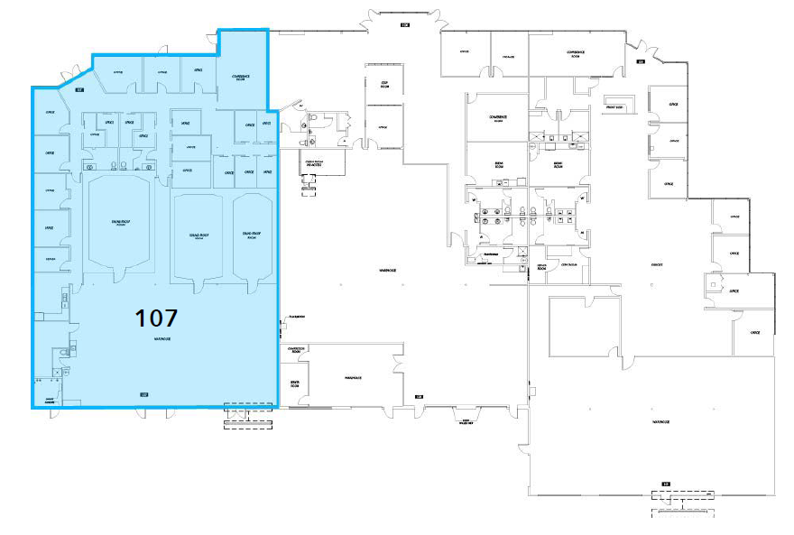 8561-8575 Willows Rd NE, Redmond, WA à louer Plan d’étage- Image 1 de 1