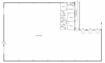 11937-11939 Woodruff Ave, Downey, CA à louer Plan d’étage- Image 2 de 2