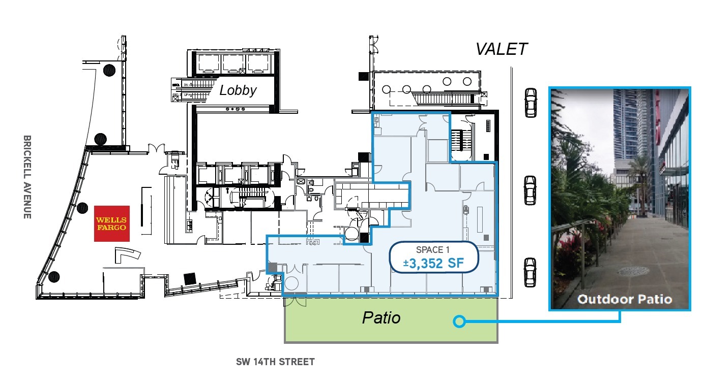 1395 Brickell Ave, Miami, FL for lease Floor Plan- Image 1 of 1