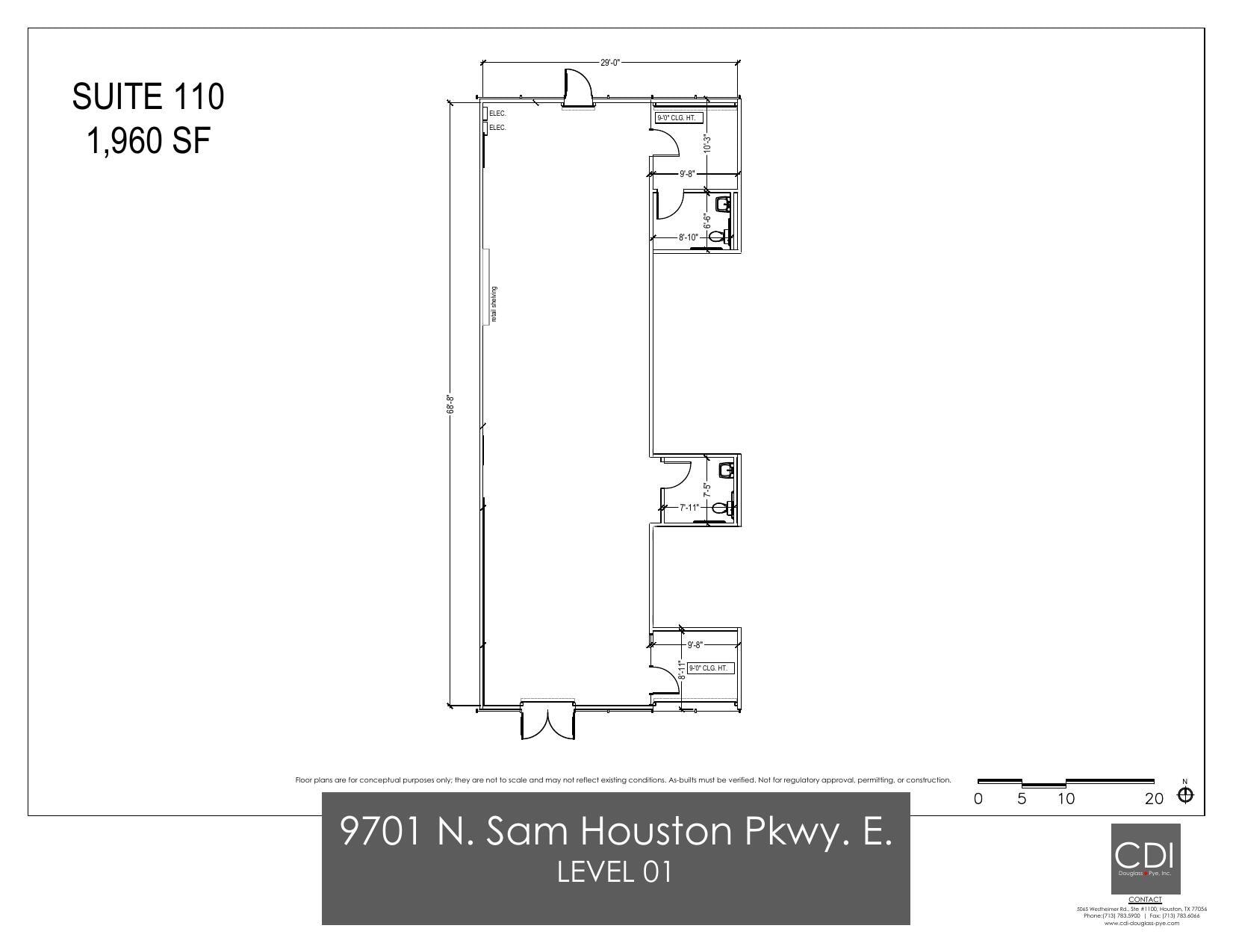 9701 N Sam Houston Pky, Humble, TX for lease Floor Plan- Image 1 of 1