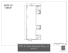 9701 N Sam Houston Pky, Humble, TX for lease Floor Plan- Image 1 of 1