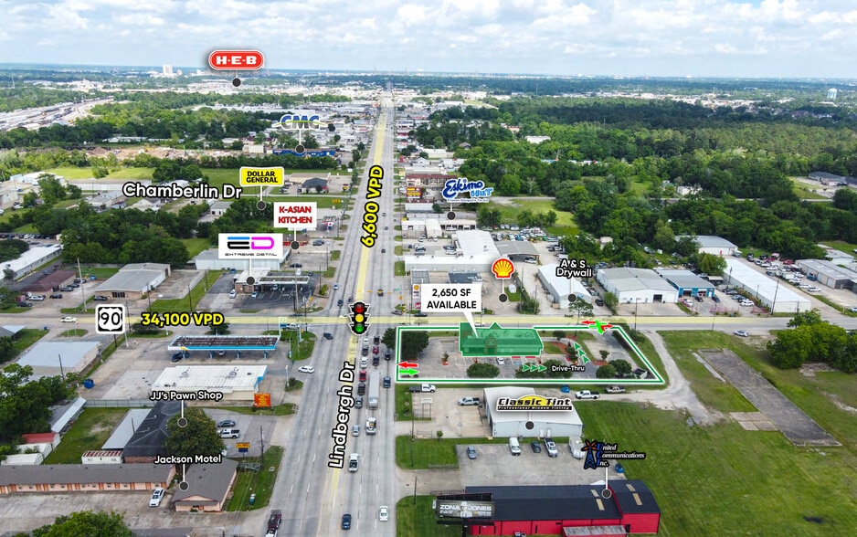 5601 College St, Beaumont, TX for sale - Aerial - Image 3 of 3