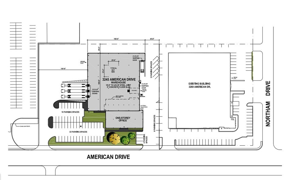 3245 American Dr, Mississauga, ON à louer - Plan de site - Image 3 de 4