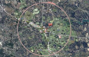 450 CR 260, Liberty Hill, TX - Aerial  map view
