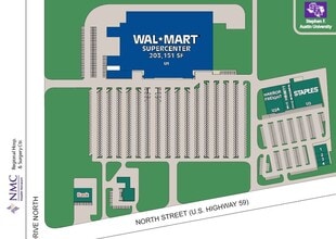 4604 North St, Nacogdoches, TX à louer Plan de site- Image 1 de 1