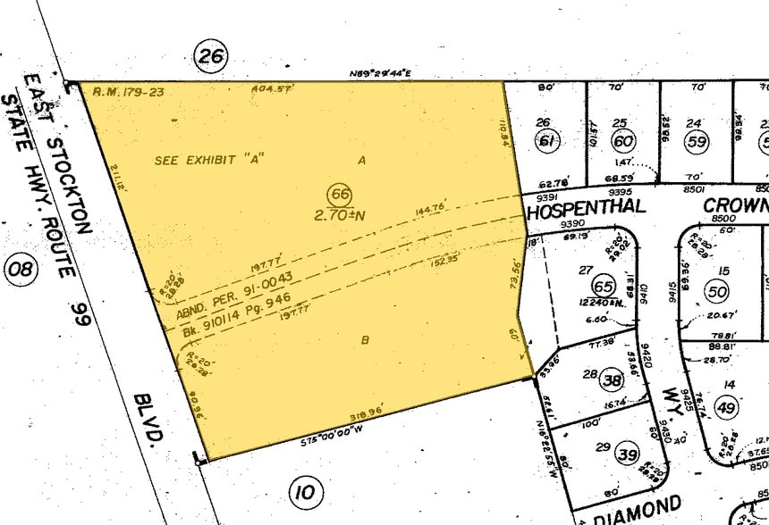 9401 E Stockton Blvd, Elk Grove, CA à vendre - Plan cadastral - Image 3 de 46