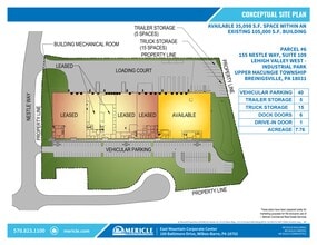 155 Nestle Way, Breinigsville, PA for lease Site Plan- Image 1 of 2