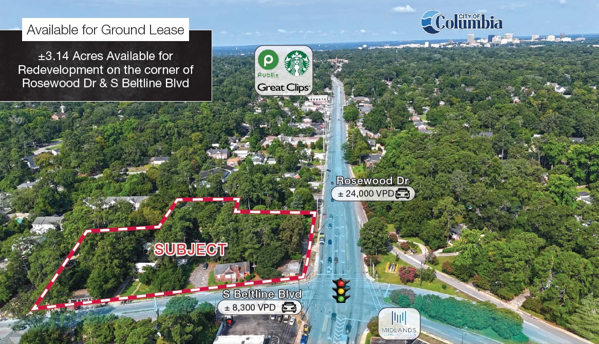 S Beltline Blvd & Rosewood Dr, Columbia, SC for lease Primary Photo- Image 1 of 4