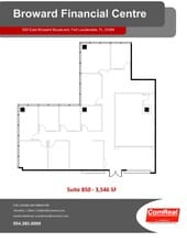 500 E Broward Blvd, Fort Lauderdale, FL à louer Plan d’étage- Image 1 de 1