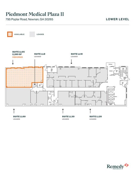 795 Poplar Rd, Newnan, GA à louer - Plan d’étage - Image 2 de 6