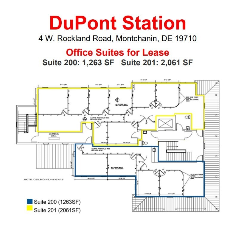 4 W Rockland Rd, Montchanin, DE for lease Floor Plan- Image 1 of 1
