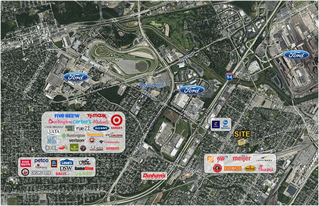 Plus de détails pour 3600 Oakwood Blvd, Melvindale, MI - Commerce de détail à louer