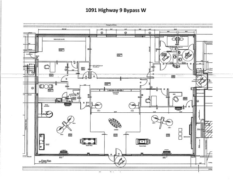 1091 Highway 9 Byp W, Lancaster, SC à vendre - Plan d’étage - Image 2 de 3