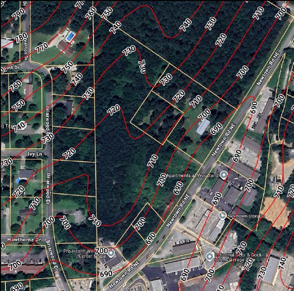 Newtown Rd, Calhoun, GA for sale - Aerial - Image 2 of 4