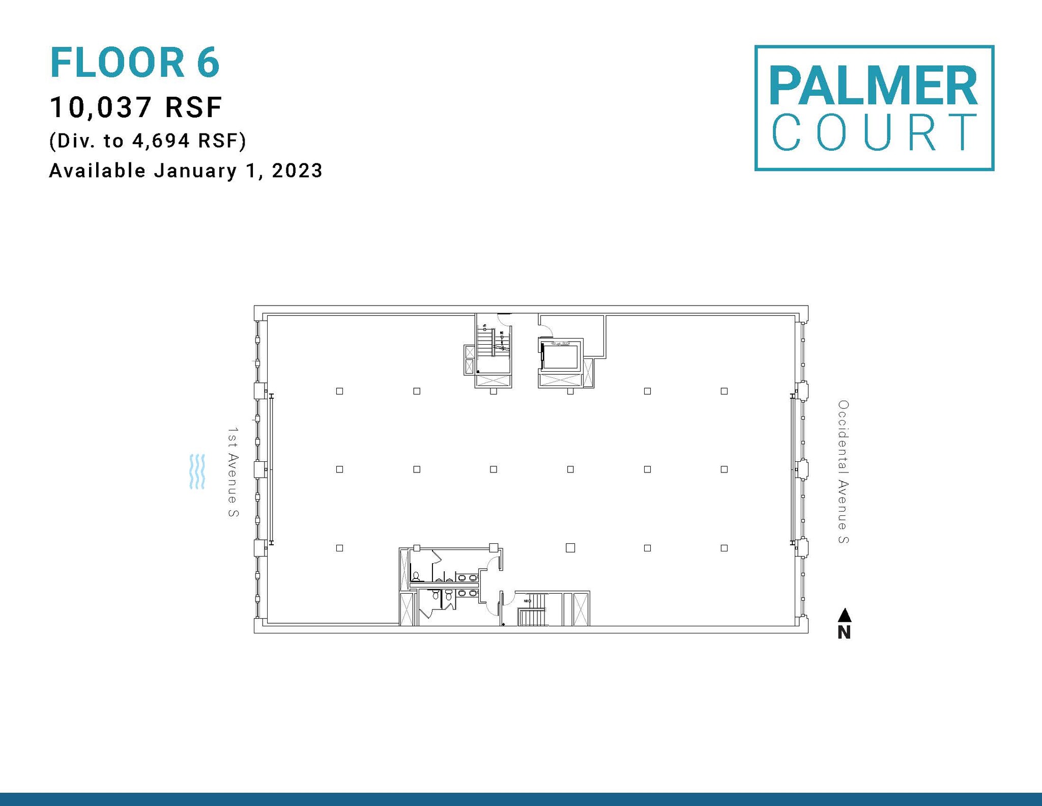 1000 1st Ave S, Seattle, WA à louer Plan d  tage- Image 1 de 1