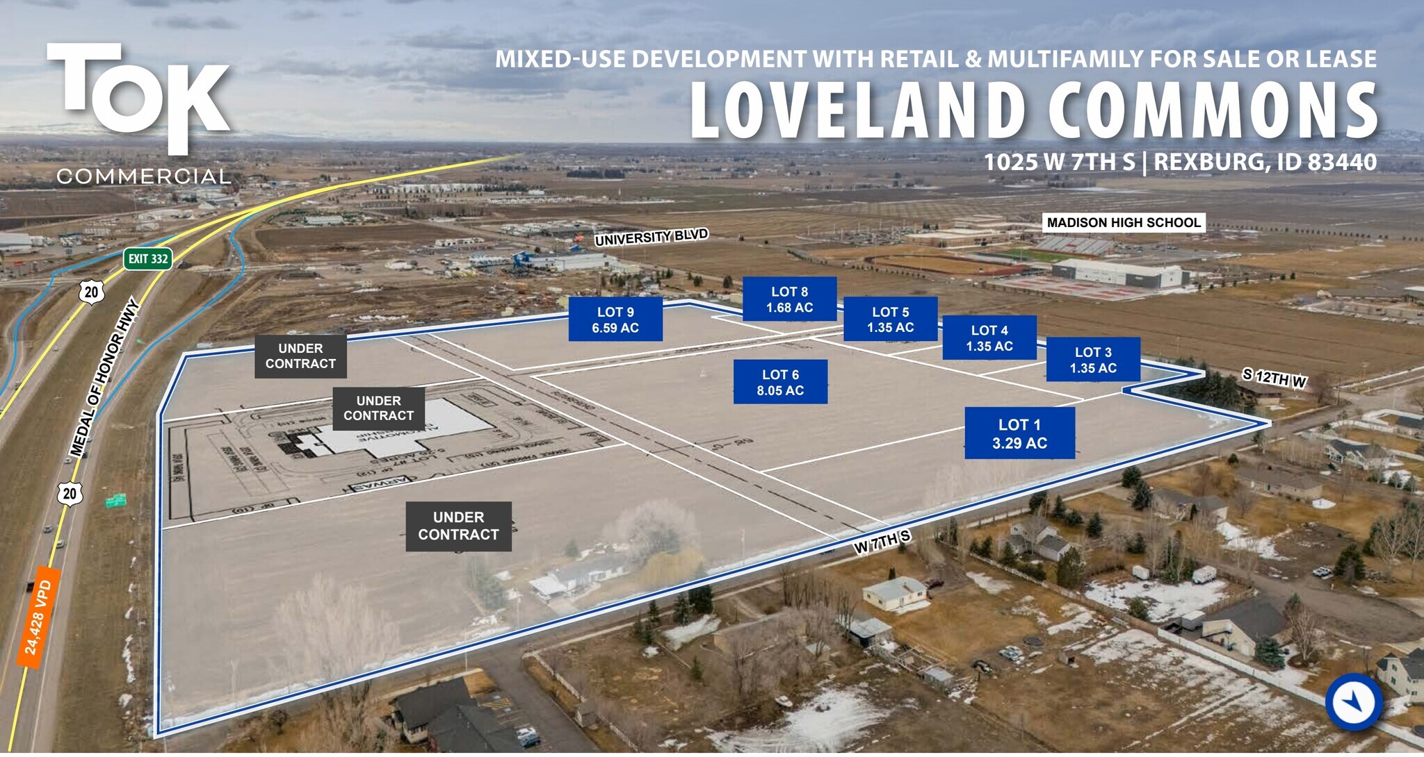 1025 W 7th S, Rexburg, ID à vendre Photo du bâtiment- Image 1 de 5