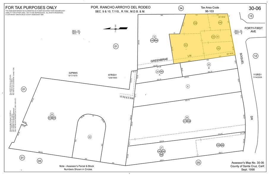 4101 Soquel Dr, Soquel, CA à louer - Plan cadastral - Image 3 de 3