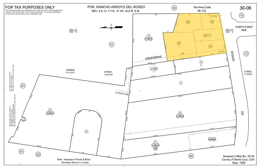 4101 Soquel Dr, Soquel, CA for lease - Plat Map - Image 3 of 3