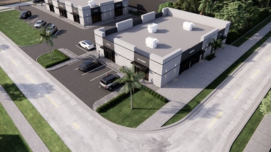 500 NE 1st Ave, Hallandale, FL - Aérien  Vue de la carte