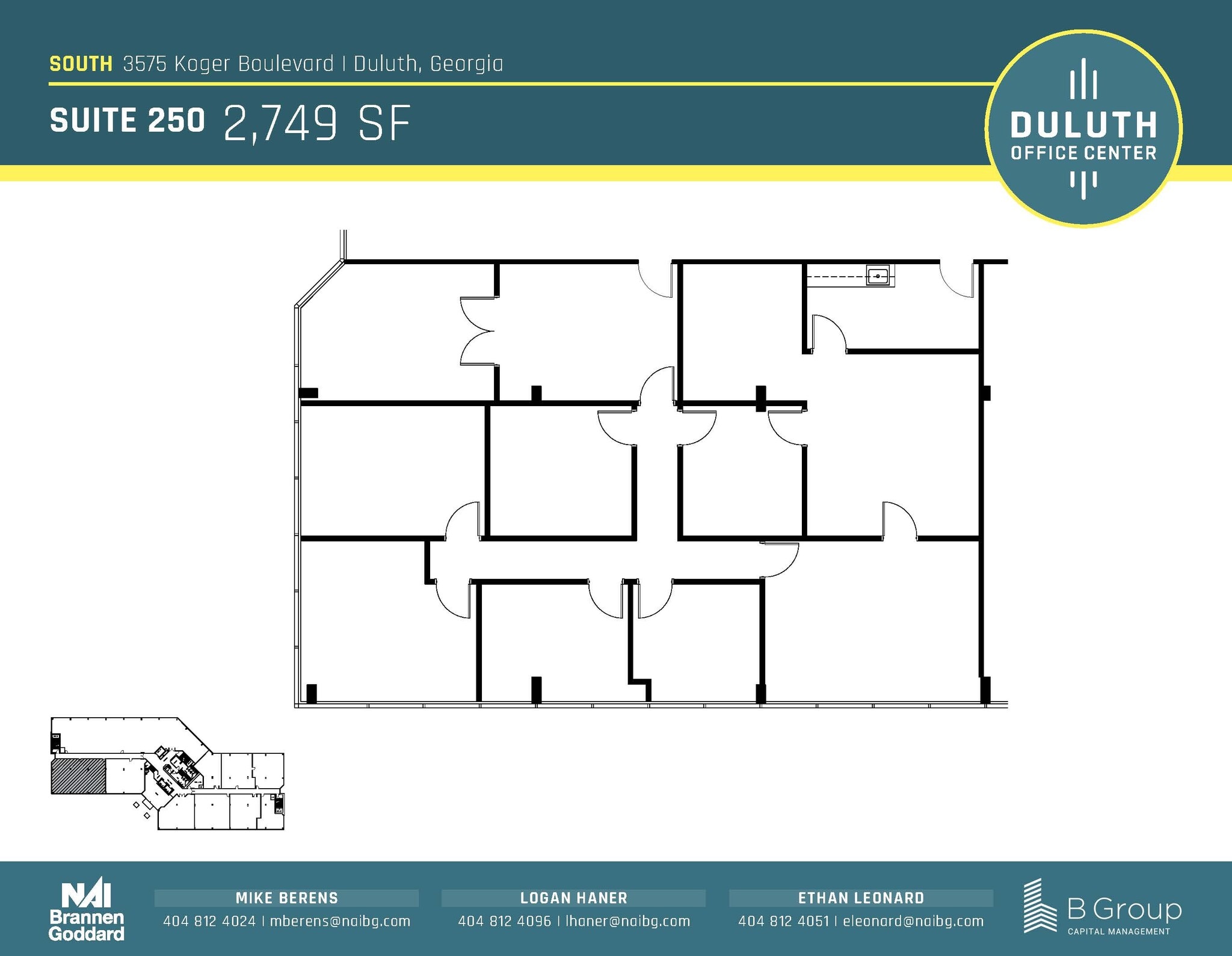3505 Koger Blvd, Duluth, GA for lease Floor Plan- Image 1 of 1