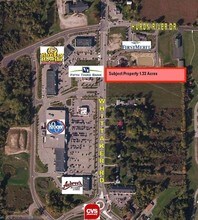 1881 Whittaker Rd, Ypsilanti, MI - Aérien Vue de la carte