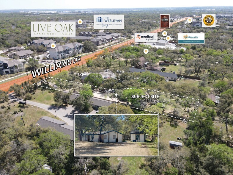 4138 Williams Dr, Georgetown, TX à vendre - Photo du bâtiment - Image 2 de 5