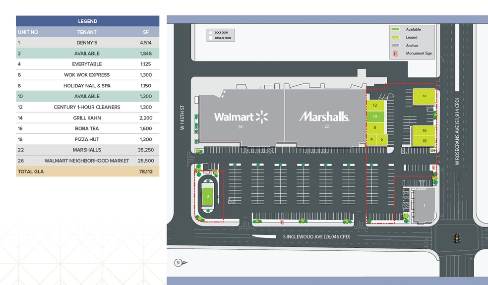 14333-14485 S Inglewood Ave, Hawthorne, CA for lease - Building Photo - Image 2 of 6