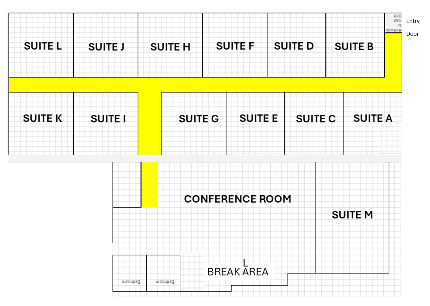 39918-39936 US Highway 19 N, Tarpon Springs, FL à louer Plan d’étage- Image 1 de 1