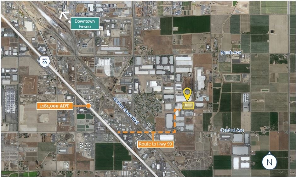 3630 E Wawona Ave, Fresno, CA à louer - Plan de site - Image 3 de 5