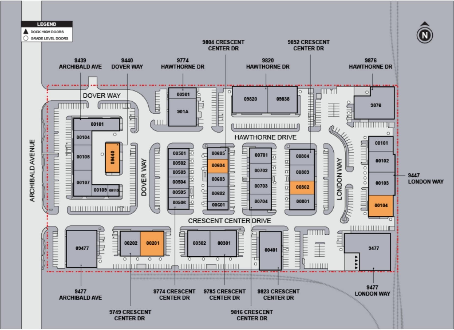 9439 Archibald Ave, Rancho Cucamonga, CA for lease Site Plan- Image 1 of 1