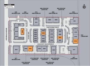 9439 Archibald Ave, Rancho Cucamonga, CA for lease Site Plan- Image 1 of 1