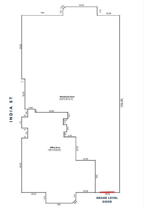 3443 India St, San Diego, CA for lease Floor Plan- Image 1 of 1