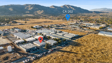 20601 Santa Lucia, Tehachapi, CA - Aérien  Vue de la carte