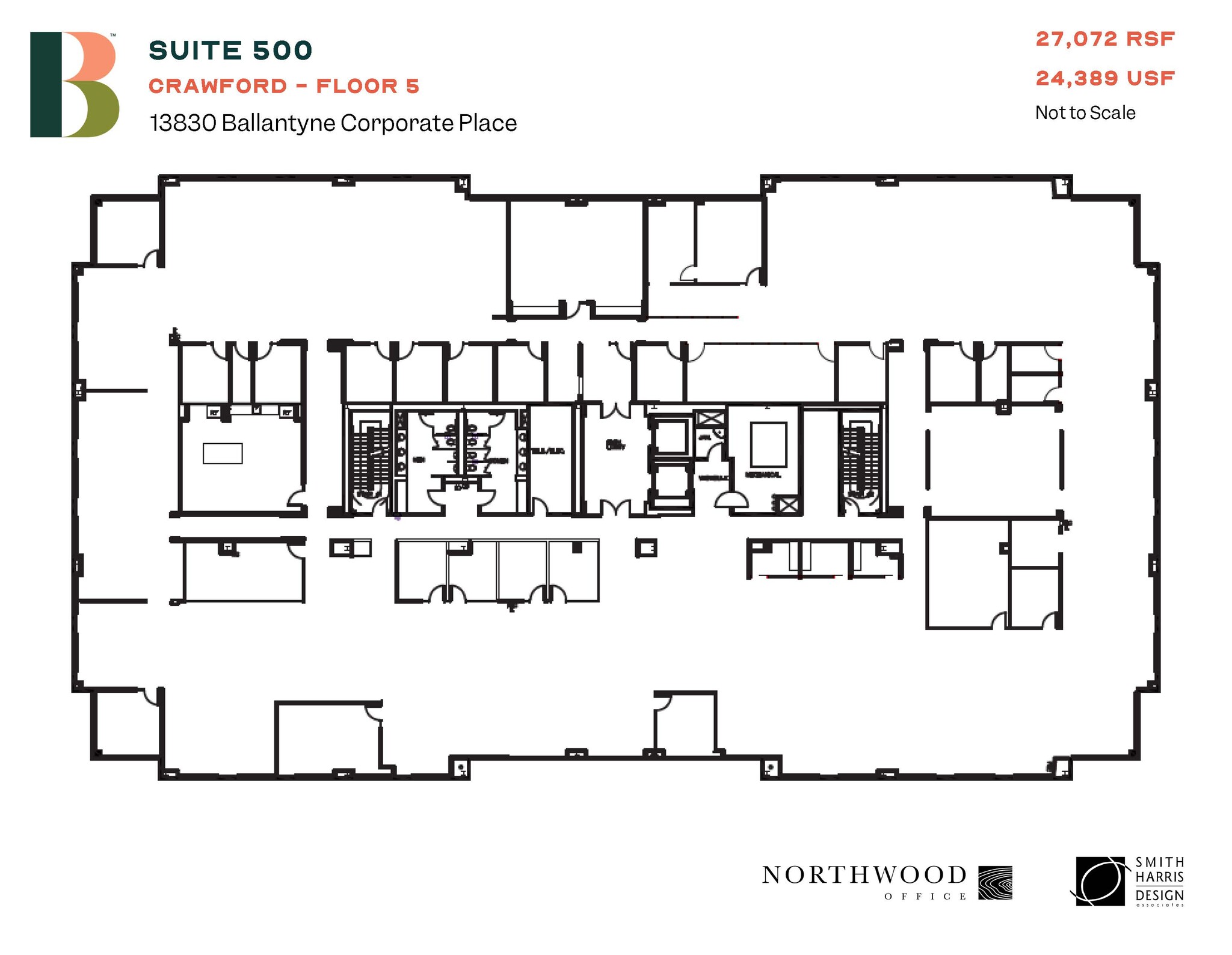 13830 Ballantyne Corporate Pl, Charlotte, NC à louer Plan d  tage- Image 1 de 1