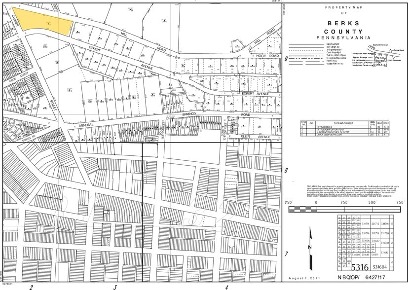 1400 Hill Rd, Reading, PA à vendre - Plan cadastral - Image 2 de 3