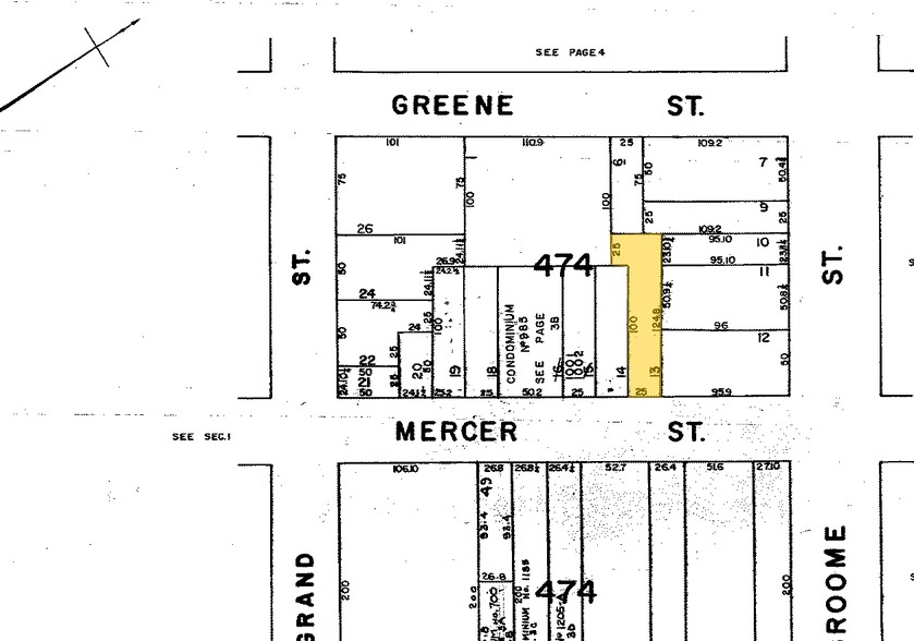 55 Mercer St, New York, NY à louer - Plan cadastral - Image 2 de 4