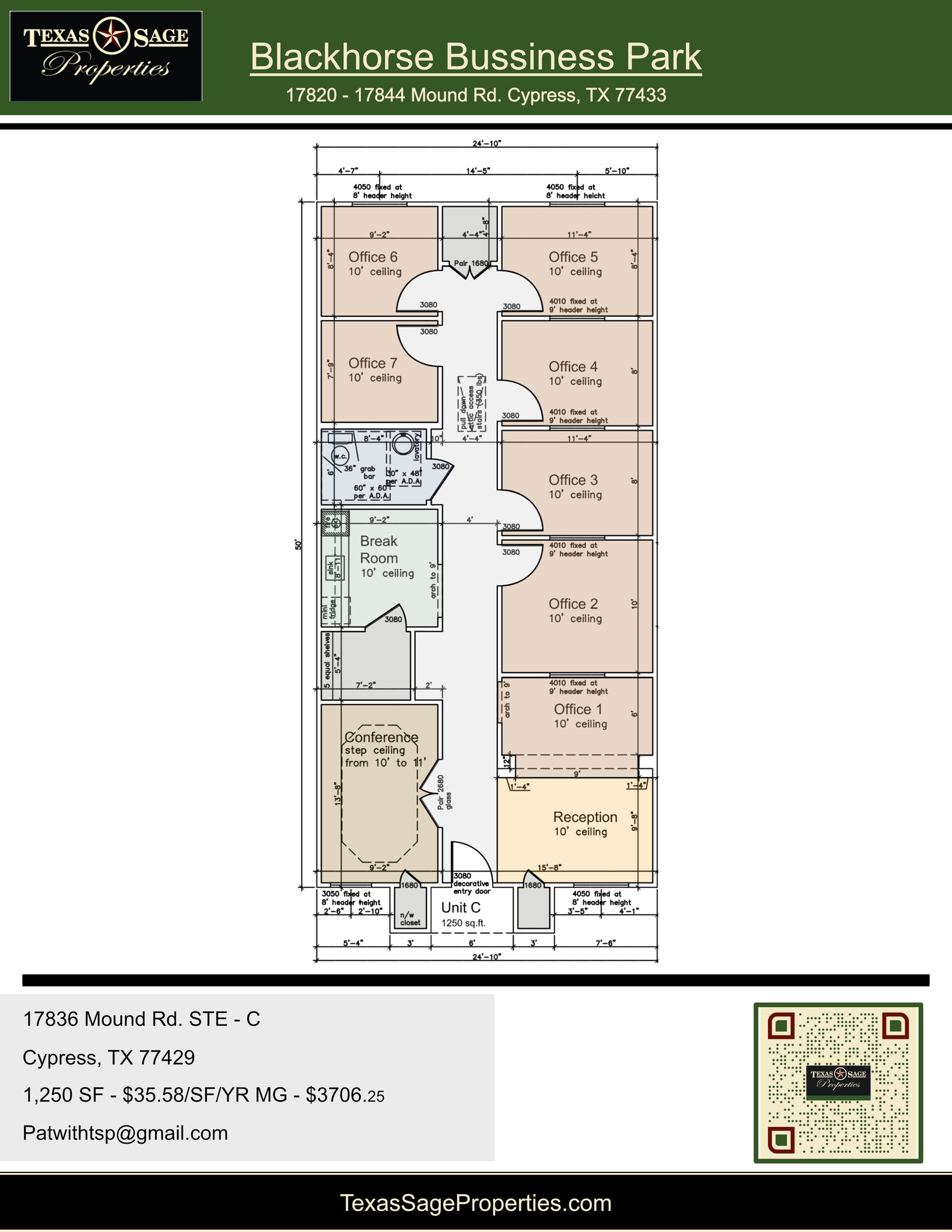 17820 Mound Rd, Cypress, TX for lease Floor Plan- Image 1 of 1