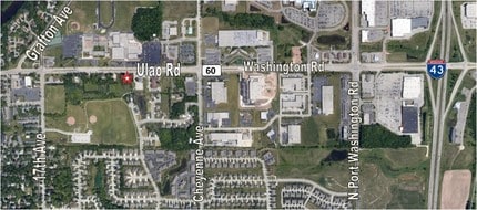 1951 Washington St, Grafton, WI - AÉRIEN  Vue de la carte