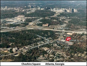 2325-2345 Cheshire Bridge Rd NE, Atlanta, GA - AERIAL  map view