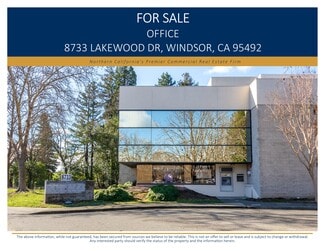 More details for 8733 Lakewood Dr, Windsor, CA - Office for Sale