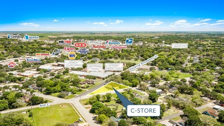 819 Hoskins Broadway St, El Campo, TX for sale - Aerial - Image 3 of 4