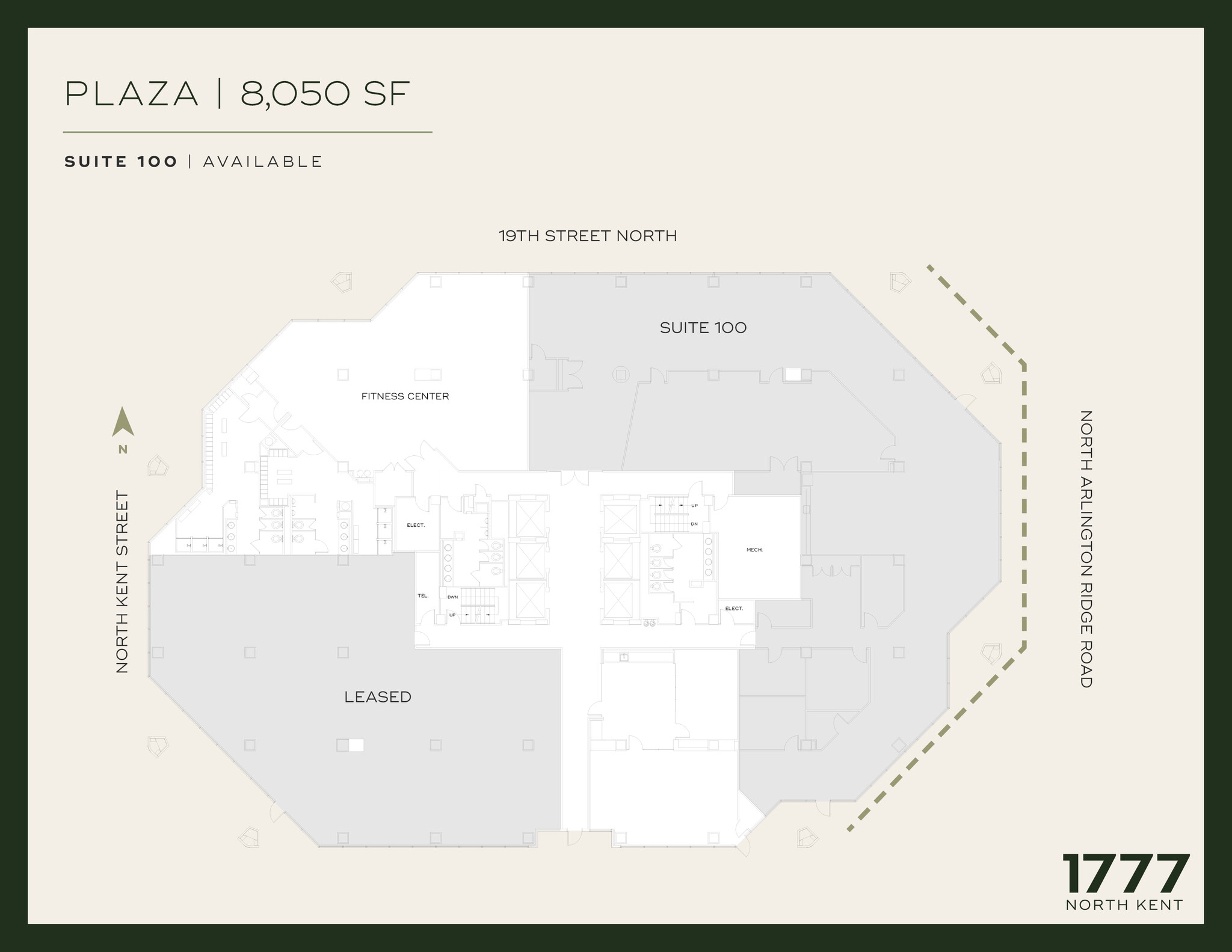 1777 N Kent St, Arlington, VA for lease Floor Plan- Image 1 of 1