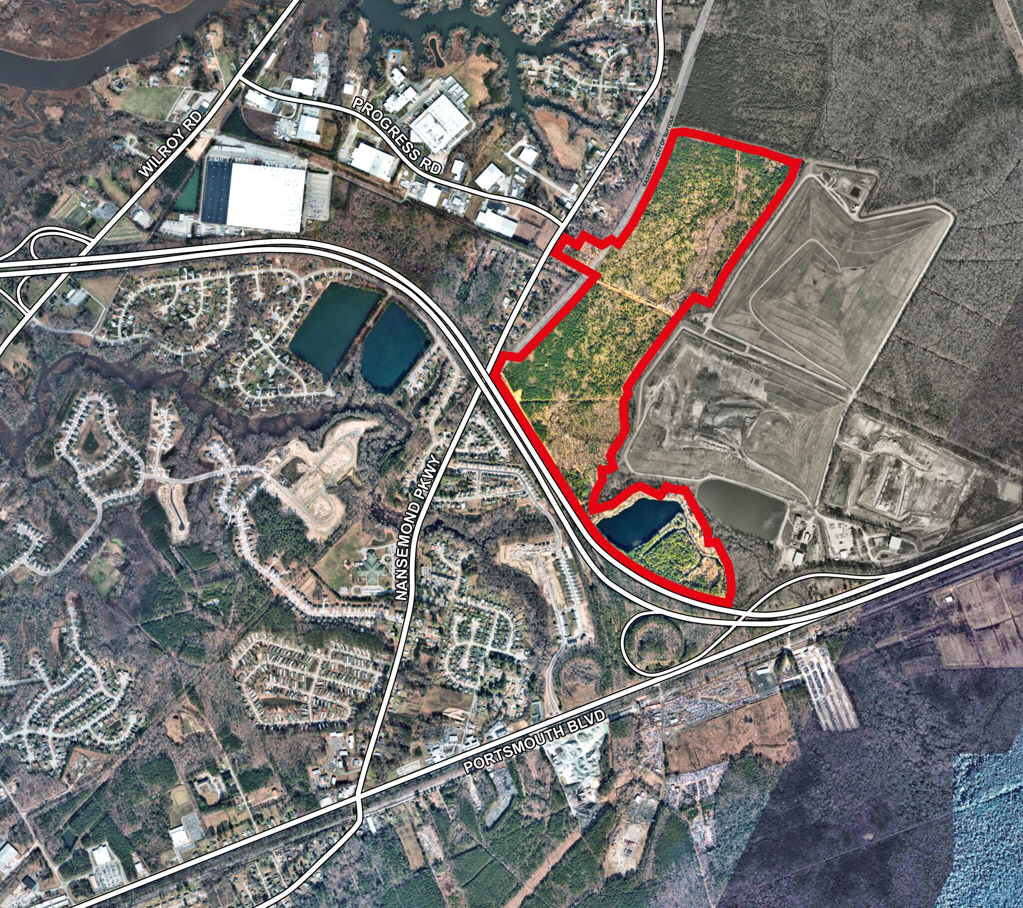 0 Nansemond Pky, Suffolk, VA à vendre Aérien- Image 1 de 3