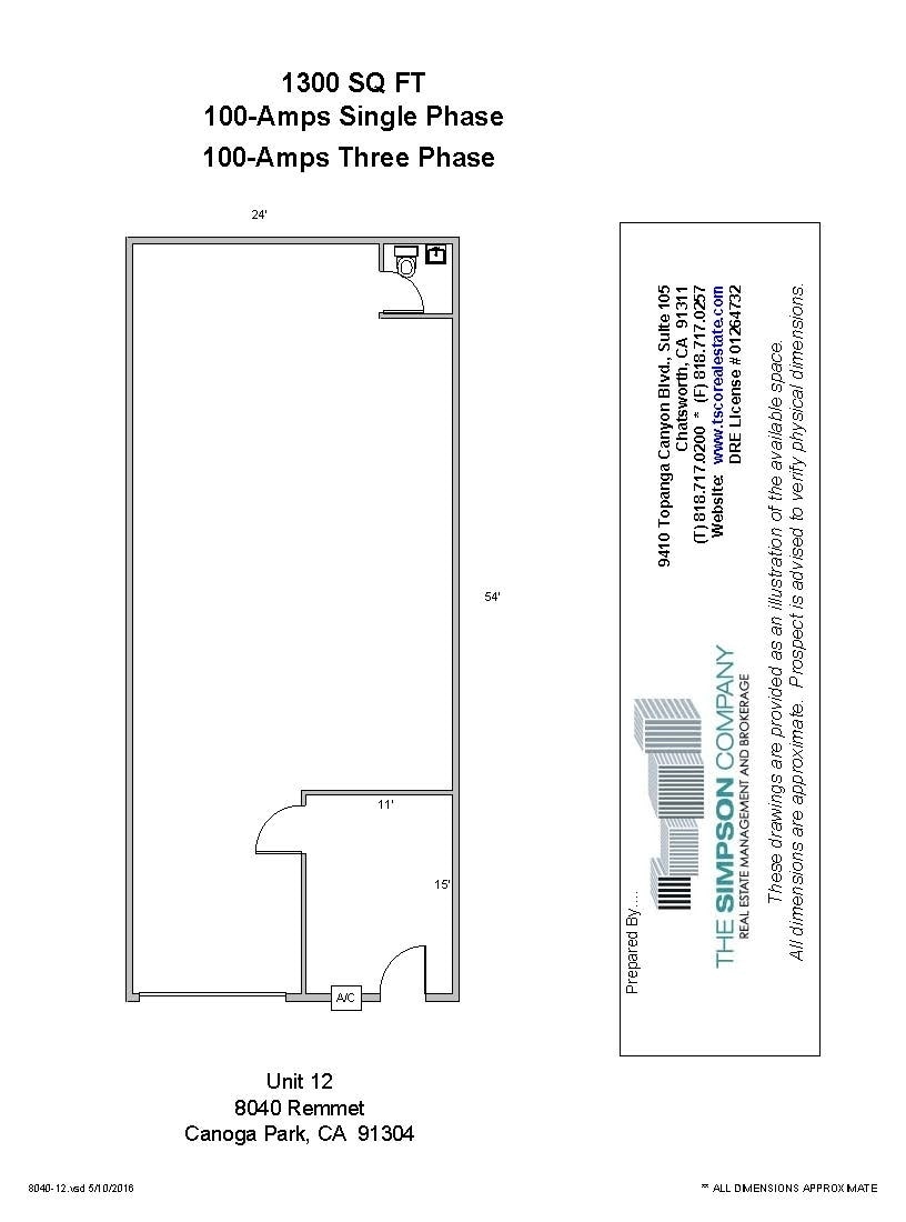 8030-8040 Remmet Ave, Canoga Park, CA for lease Interior Photo- Image 1 of 1